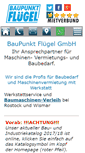 Mobile Screenshot of baupunkt-fluegel.de